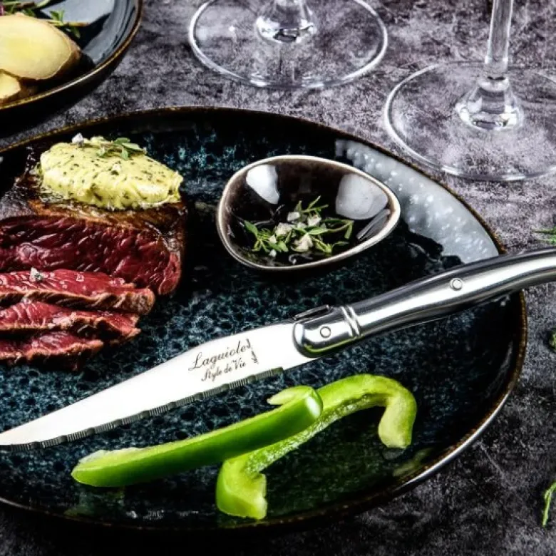 Grillknive Laguiole Rustfrit Stål SÆT 6 SdV