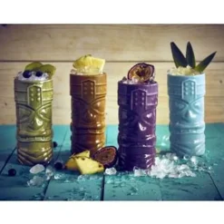 Grønt Tiki-krus 40cl - Genware