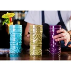 Grønt Tiki-krus 40cl - Genware