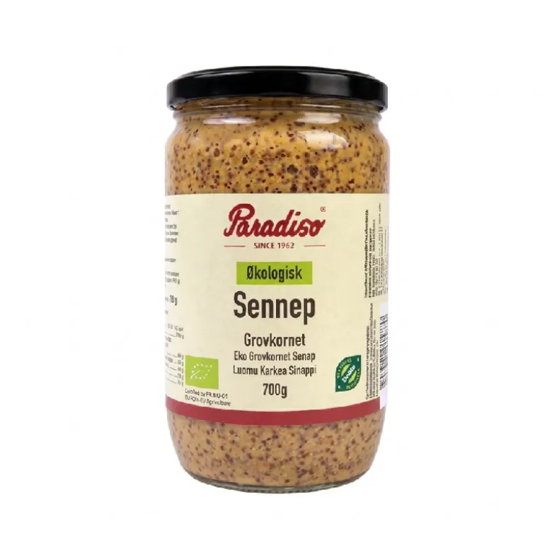 Grovkornet sennep Øko GL (720 G)