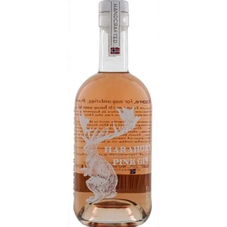 Harahorn Norwegian Small Batch Pink Gin FL 50