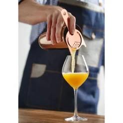 Hawthorne-strainer rustfrit stål kobberbelægning