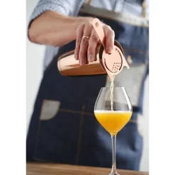 Hawthorne-strainer rustfrit stål kobberbelægning