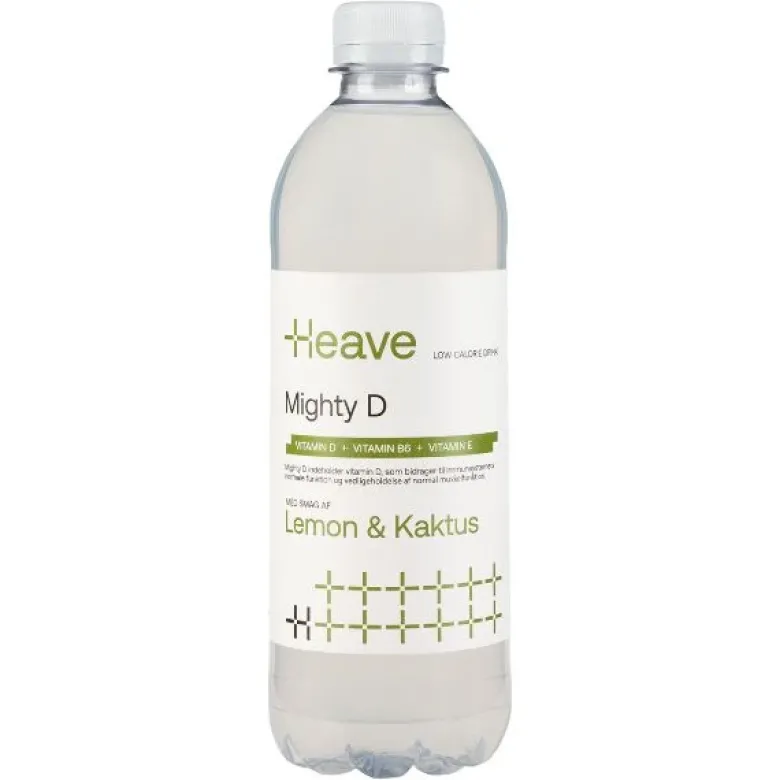 Heave Vitamin Vand Mighty D, Lemon & Cactus 50 cl