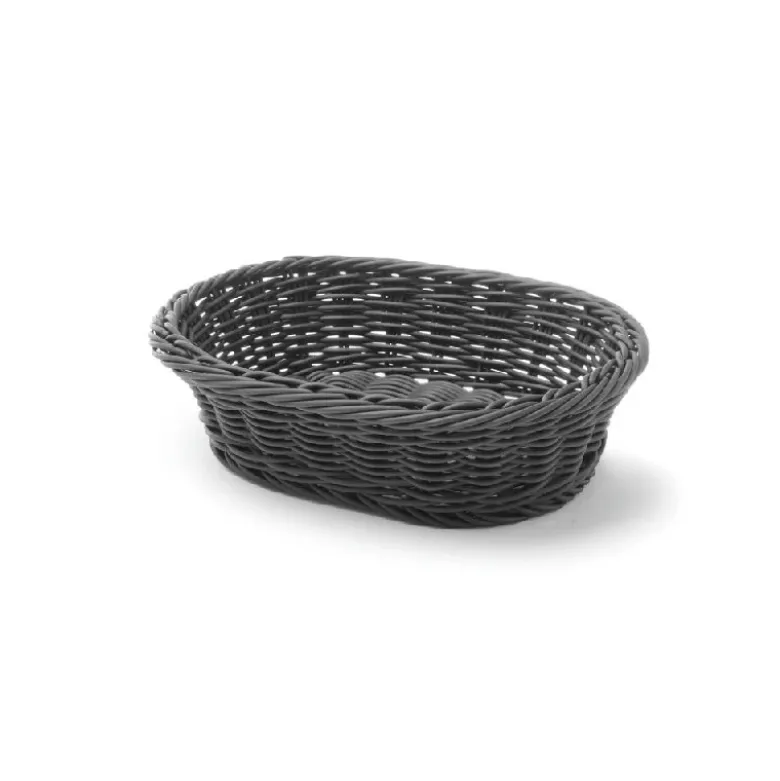 Hendi Brødkurv Oval Sort Plast