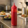 Hendi Dresseringflaske Rød Plast 700 ml