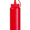Hendi Dressingflaske Rød Plast 200ml