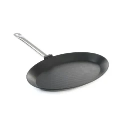 Hendi Fiskepande Oval Titanium Professional 38x26cm