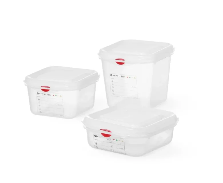 Hendi GN 1/6 Kantine Polypropylen Transparent 100mm