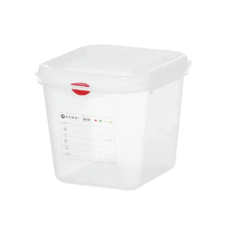 Hendi GN 1/6 Kantine Polypropylen Transparent 100mm