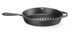 Hendi Grillpande i Støbejern Firkantet Metal