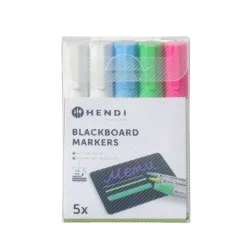 Hendi Kridttusch 6mm Sort 8-pak