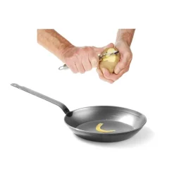 Hendi Kulstål Stegepande 24 cm