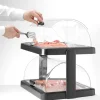 Hendi UNIQ Duo Køledisplay Roll Top Sort 2xGN 1/1
