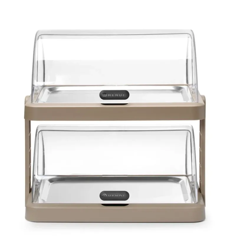 Hendi UNIQ Roll-top Køledisplay Duo Beige