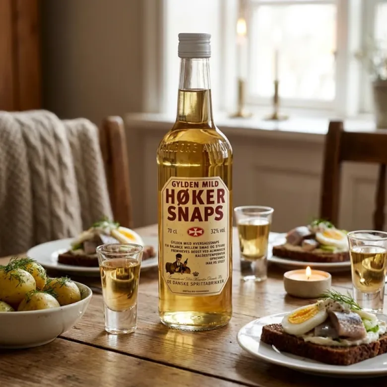 Høker Snaps Gylden FL 70