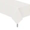Hvid papirborddug 132x183 cm