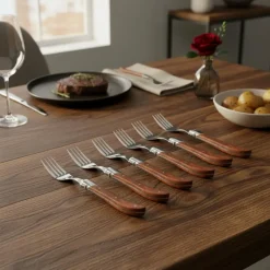 Hâws Laguiole Steak Gafler Rosewood