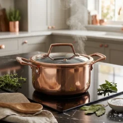 Hâws Santo Gryde 2,2 L med låg og hybridbelægning – Rose Gold