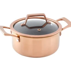Hâws Santo Gryde 2,2 L med låg og hybridbelægning – Rose Gold