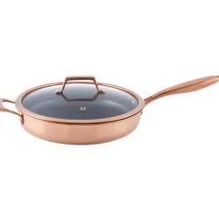 Hâws Santo Sauterpande 28 cm med låg og hybridbelægning – Rose Gold