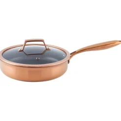 Hâws Santo Sauterpande 24 cm med låg og hybridbelægning – Rose Gold