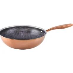 Hâws Santo Wok 28 cm med hybridbelægning – Rose Gold