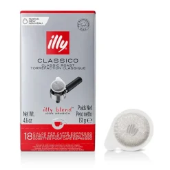 Illy Classic Roast espresso pods 18 stk.