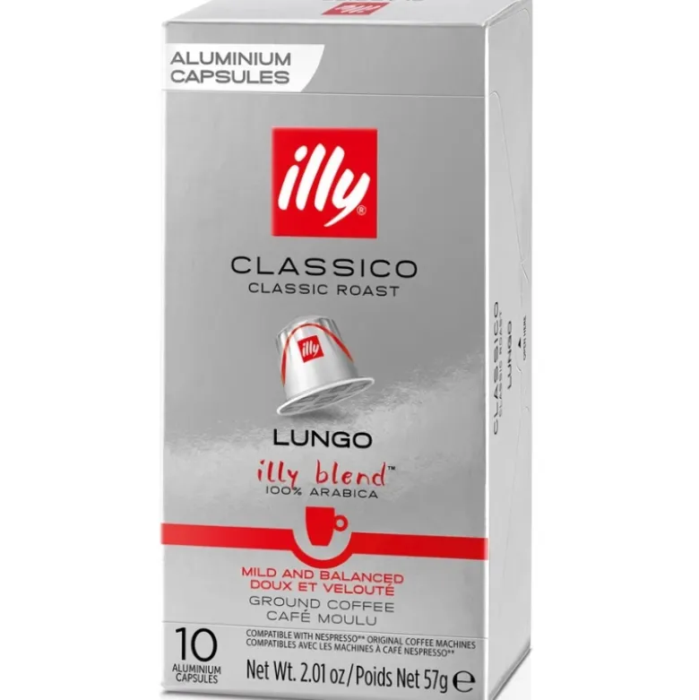 Illy Nespresso Classico Lungo Kapsler 10 stk.