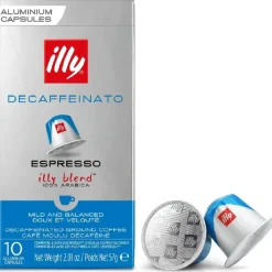 Illy Nespresso Decaf Koffeinfri Kapsler 10 stk.