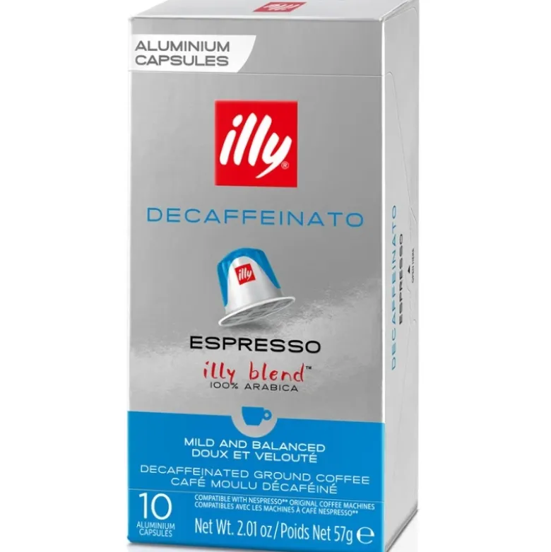 Illy Nespresso Decaf Koffeinfri Kapsler 10 stk.