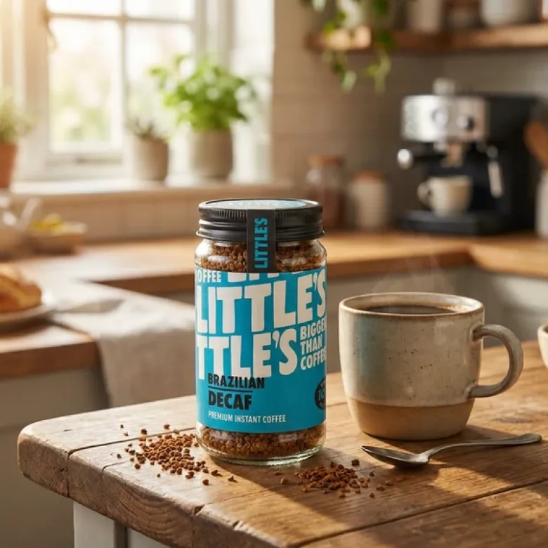 Instant Brazil koffeinfri kaffe 100g Littles