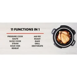 Instant Pot Pro Crisp 8 Multi Trykkoger og Airfryer