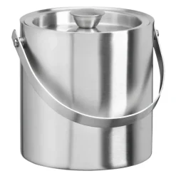 Isspand med tang 1,5 liter i rustfrit stål