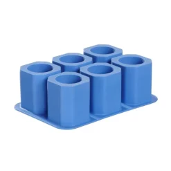 Isterningebakke 6 is-shot glas silikone