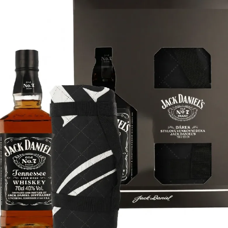 Jack Daniel's Whiskey inkl. Tæppe 70cl