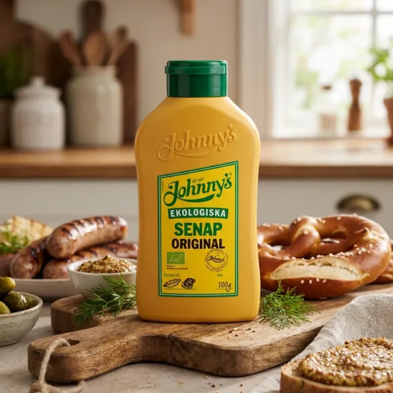 Johnnys Sennep Original Økologisk 500g