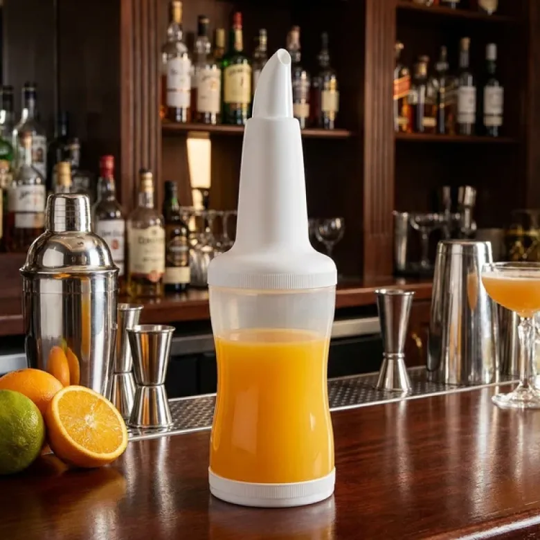 Juicecontainer 1L - Hvid