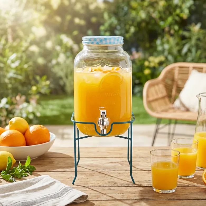 Juicedispenser med Fod 4,5L Glas