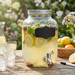 Juicedispenser med Tavle 4,5 L Glas
