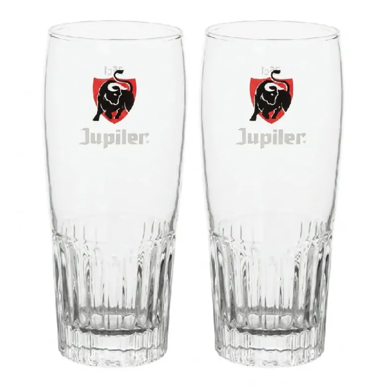 Jupiler Ølglas 25cl 2 stk gaveæske