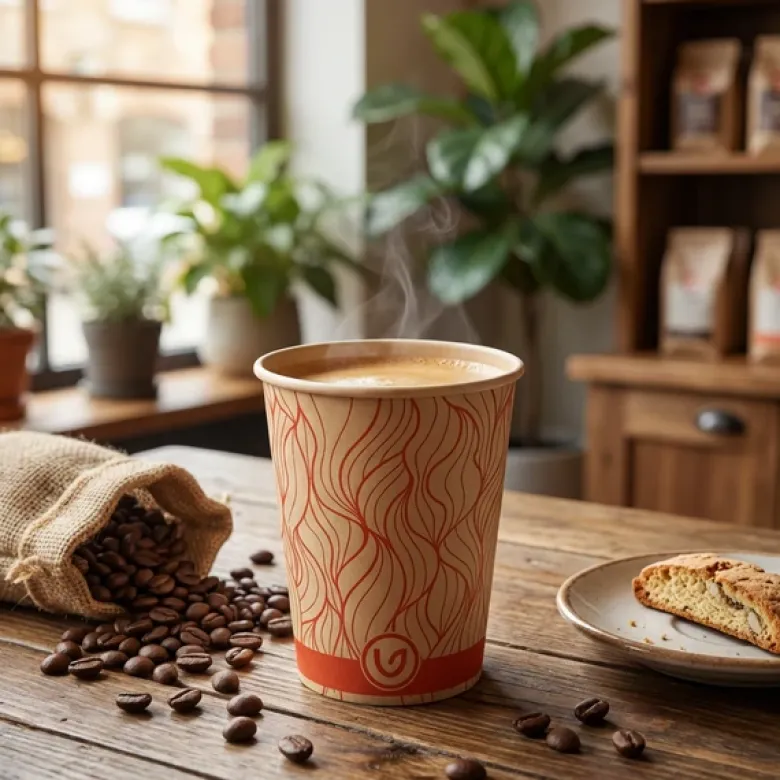 Kaffebæger 25 cl Ø80 mm Bæredygtig 50 stk.