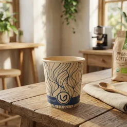Kaffebæger 10 cl Ø62 mm espresso bæredygtig 50 stk.