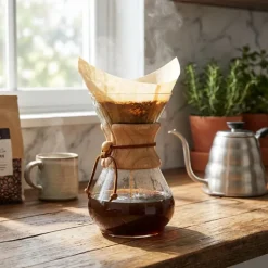 Kaffebrygger Glas 6 kopper