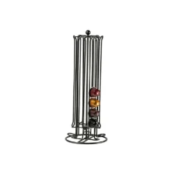 Kapselholder Drejelig Sort Metal 33,3cm