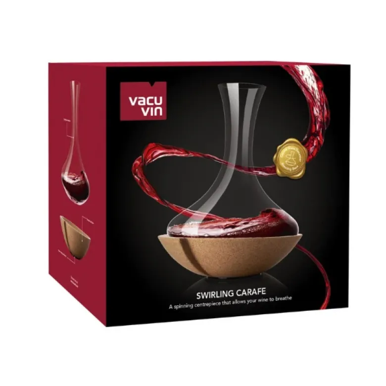 Karaffel med Swirling Vacuvin®