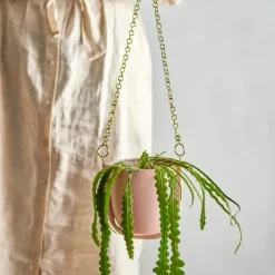 Kati Hængeurtepotte, Rosa, Metal