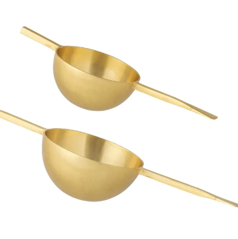 Kirsi Målebæger, Guld, Rustfri Stål 2 stk