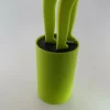 KNIVBLOK M/ 3 KNIVE GRØN