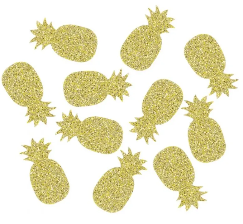Konfetti "Glitter Ananas" 1,5x3 cm 18 g